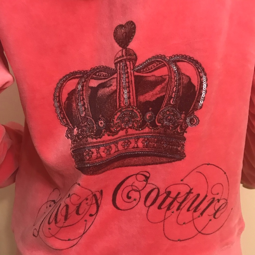 👑 Juicy Couture Pink Full ZIP Hoodie